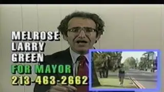 Melrose Larry Green For Mayor of Las Angeles - Howard Stern Show