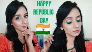Republic Day tricolour 🇮🇳Indian flag Makeup Look ||The Beauty Devika