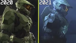Halo Infinite 2019 vs 2020 vs 2021 Early Graphics Comparison