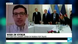 Syria: Opposition leader Jarba in Russia for talks