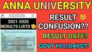 Anna University Result Confusion😵&zwj;💫| Apr/May 2025 Results??🤔 #annauniversity #regulation2021 #result