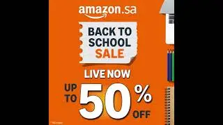 Amazon Back to School Sale 17-23 AUG