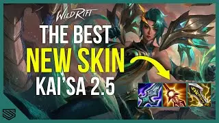 LAGOON DRAGON KAI'SA NEW WILD RIFT SKIN! - BEST BUILD Patch 2.5 - Wild Rift Guides