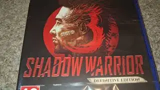 Unboxing shadow warrior 3 PS5 definitive edition 