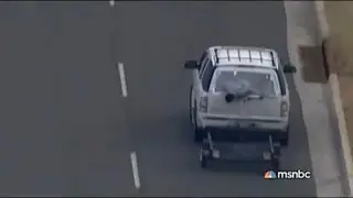 Police Chase In Oklahoma City, Oklahoma, January 25, 2013