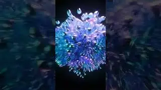 Oddly Satisfying AI Loop | Neon Liquid Metal Sphere