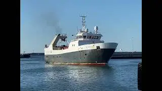 BRESSAY BANK Boulogne SUR MER kommt in Hanstholm an