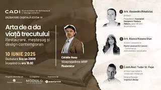 Arta de a da viață trecutului - restaurare, meșteșug și design contemporan