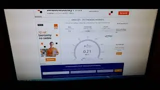 testowanie prędkości internetu radiowego Media System z do 8 na 1 megabit&oacute;w na sekundę
