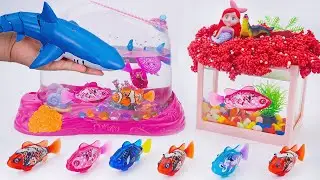 [🦈toy asmr🐟] Zuru Robo Fish & RC Shark & Aquarium Playset ASMR | Satisfying with Unboxing