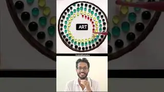 Water Drop Circle Drawing Challenge #shorts