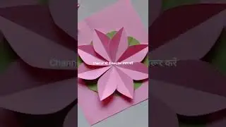 🌷🌿*Colour Paper Flowers Making | सुंदर पेपर फ्लावर DIY | Paper Craft Ideas*