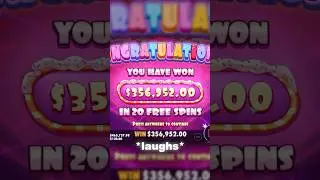 I BOUGHT $60,000 Sugar Rush 1000 Super Bonus Buy❗❗❗ INSANE $300,000+ WIN ❗  #casinoslots #juicy