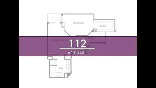 Apartment 112 (644 sqft)