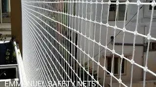 Pigeon net for balcony 😱,Bird net | Call 📞 9900833388 | #emmanuelsafetynets #pigeonnet 