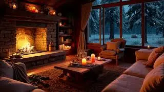 Quiet Alpine Living Room Glow | Gentle Piano Flow for Night Rest and Calm Sleep