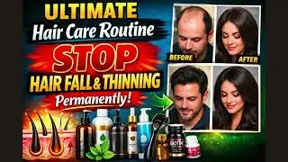 ULTIMATE Hair Care Routine to Stop Hair Fall & Hair Thinning Permanently (Men & Women)