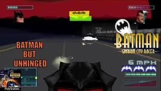 Batman: Gotham City Racer (PS1) 🦇💥 When the Batmobile Has ZERO Brain Driver