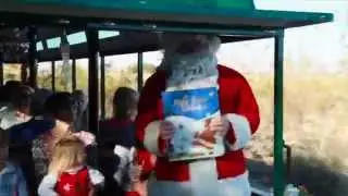 Train Rides to Santa's Magical Village at the Springs Preserve