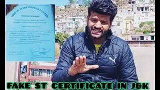 BIGGEST SCAM 😱| Fake ST Certificates in Jammu & Kashmir | Corruption in J&K !