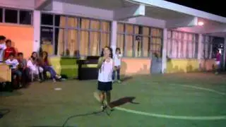 7 year old  girl (Hannah Montana) singing sensation. Anastasia Tsappis from Cyprus