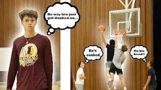 HE TRIED DUNKING ON ME IN MY FIRST YOUTUBE VIDEO!