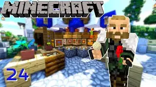 Minecraft Survival Lets Play Episode 24 | Medieval Marketplace & What Happens after Minecon Live