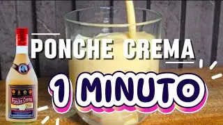 Ponche Crema casero fácil y cremoso 
