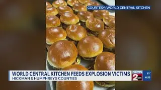 World Central Kitchen feeds explosion victims