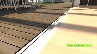 Altus Window Systems - Eurostacker&reg; Overwall Door с низкопрофильными порогами вровень с поверхностью