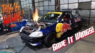 This RedBull Civic is Going to Fly!