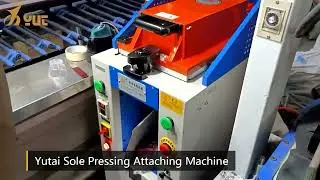 Automatic Pneumatic Shoe Sole Press Attaching Machine
