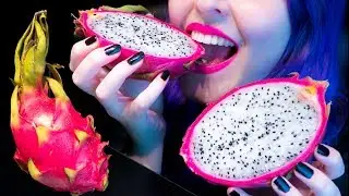 ASMR: Crunchy Exotic Dragon Fruit | Pitaya ~ Relaxing Eating Sounds [No Talking|V] 😻
