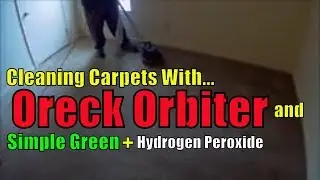 Oreck Orbiter + Easy Pre-Spray = Clean Carpets!!!