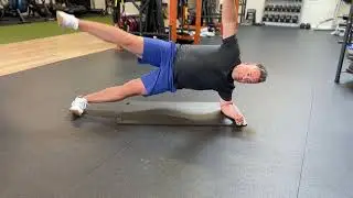 Core Program/ oblique bridge with hip abduction