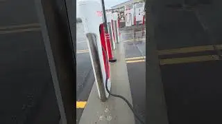 Charging my Blazer EV at a Tesla Supercharger #tesla #blazerev #chevrolet