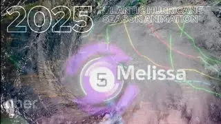 2025 Atlantic Hurricane Season Animation