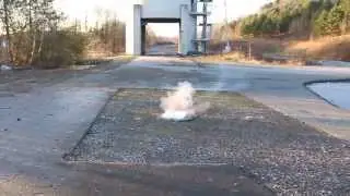 Super B&ouml;ller II vs. FP3 vs. selfmade Kugelbombe 35 Gramm, vs Styroporplatte