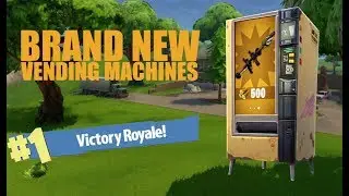BRAND NEW VENDING MACHINES ADDED IN FORTNITE! (Fortnite Battle Royale)