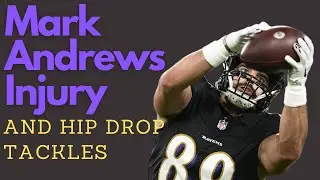 MARK ANDREWS' INJURY AND HIP DROP TACKLES W/ BRIEN SEENEY