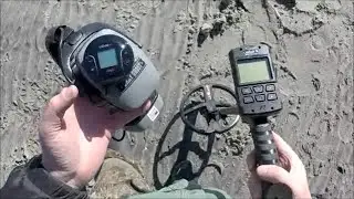 XP Deus II - Wet Salt Water Sand Beach Test