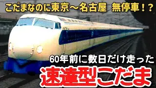 【迷列車で行こう】 #235 「こだま」なのに途中駅を通過！？史上唯一運転された、60年前の速達型「こだま」に迫る！