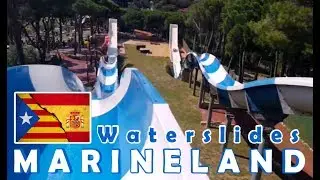 WATERPARK MARINELAND - SPAIN / COSTA BRAVA 2019 - waterglides (all slides on ride)