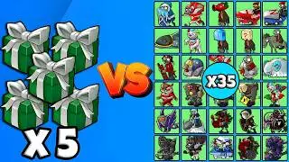 5 Plants Box Fusion vs All Zombies x35 - PVZ Fusion
