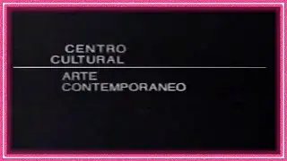 CENTRO CULTURAL / ARTE CONTEMPOR&Aacute;NEO 1995 (Luz Y Tiempo)