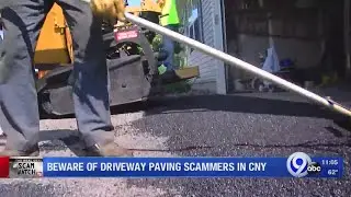 Beware of driveway paving scammers in CNY