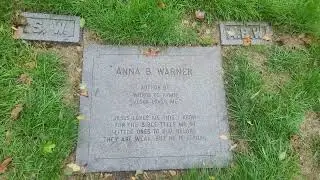 Anna B Warner Author of the Hymn Jesus Loves me she wrote in 1859.