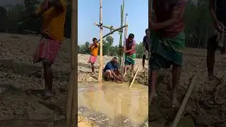How deep tube wells are installed for irrigation  #viral #Agriculture