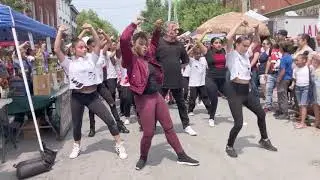 NEWBURGH ILLUMINATED FASHION STAGE FLASH MOB NPAA