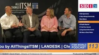 ITSM Global Podcast &ndash; #SMFUSION15 &ndash; David Wright &ndash; @dai_wright &ndash; FUSION15